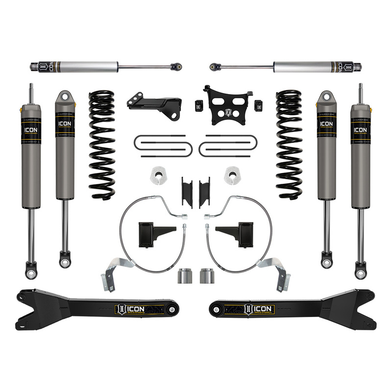 ICON 2023 Ford F-250/F-350 Super Duty 4WD Gas, 4.5" Lift, Stage 3 Suspension System w/ Radius Arms